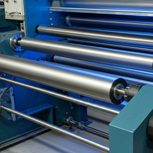Industrial roll coating process with UV-LED curing technology