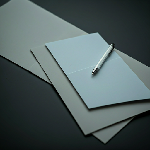 Close up of high-quality direct mail marketing materials, featuring precise die-cuts and vibrant spot colors. The setting is a clean, organized design desk. The focus is on the sharpness of the text and the solid, consistent ink coverage. The visual aesthetic is professional, sharp, and business-oriented.