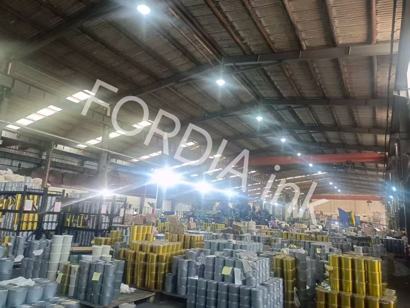 Industrial Ink Production and Storage Facility