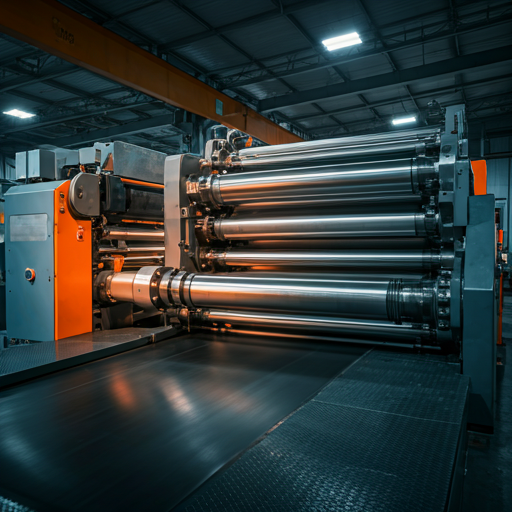 Offset cylinder machinery background