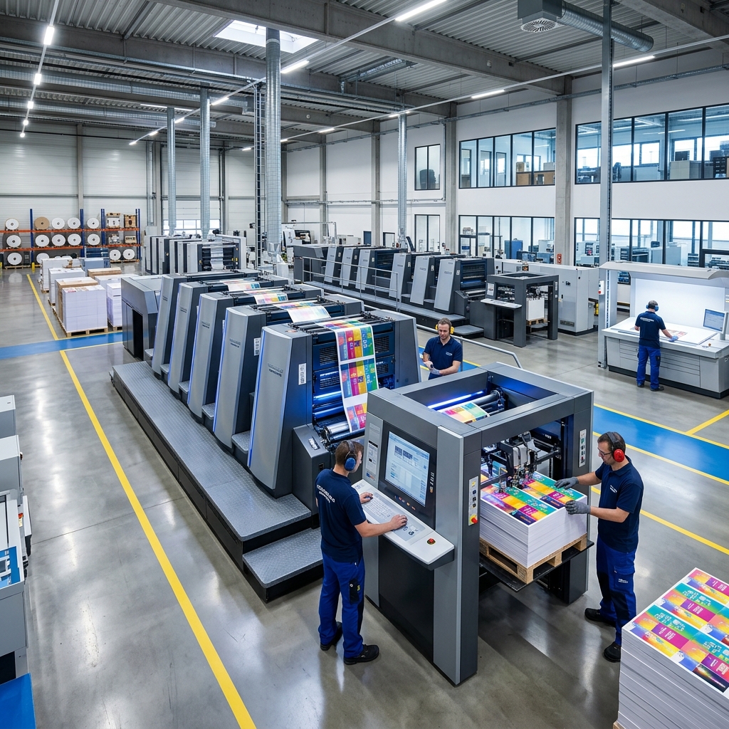 Industrial UV LED Offset Printing Facility